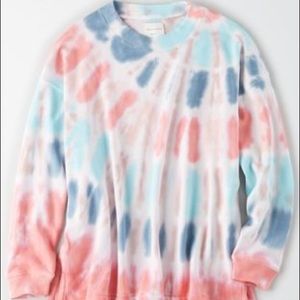 ISO AMERICAN EAGLE SUMMER FLEECE TIE DYE SWEATSHIR